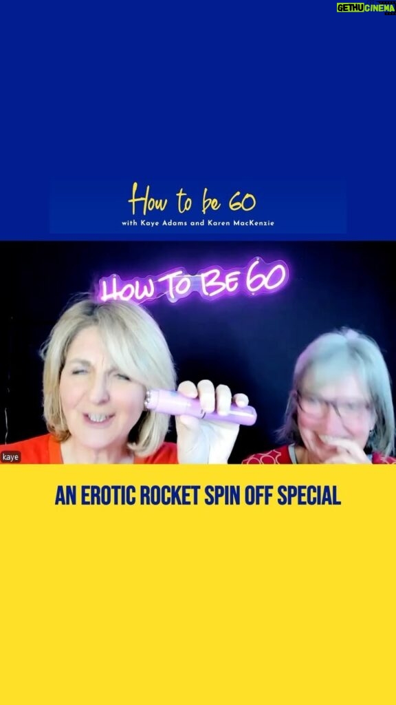 Kaye Adams Instagram - Its here. The spin off episode you didn't know you wanted (and potentially won’t have wanted after 😂) Its the Erotic Rocket special. Available now on all good podcast platforms