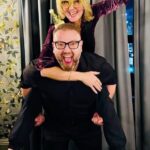 Kaye Adams Instagram - @Loosewomen party last night and I’m feeling quite subdued. As this photo proves that might not have been quite so true last night… @dickiewelch1984