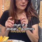 Kaye Adams Instagram - Gave the "don't breathe and it won't see you" wasp strategy @kayeadamsofficial had promised would keep them at bay. Safe to say that was an epic fail. Anyone got a wasp avoidance tactic that actually works?! #naturalwasprepellant #waspsofinstagram #waspsnest #epicfails #lifehacks #lifehacks101
