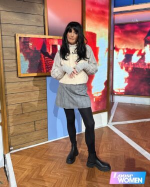 Kaye Adams Instagram - Well Kaye isn’t here… but Claudia is 👀🏰

#loosewomen #thetraitors