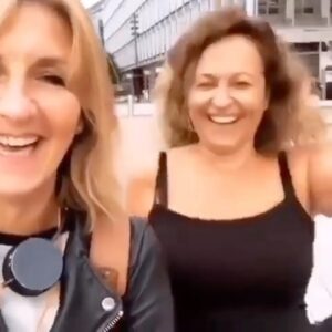 Kaye Adams Instagram - It’s that time of year when to celebrate @nadiasawalha’s birthday I fish out one of the most scientific and educational videos we’ve ever created when we tried to establish if her tits were as bouncy as twenty years ago.

You are unlikely to be surprised by the results. The good news is ...she is as funny and fabulous as the day i met her more than twenty years ago. Happy Birthday you loon! xx