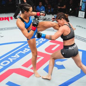 Kaytlin Neil Instagram - I vote AI gets to judge MMA fights now 🫠 But in all seriousness I’m grateful for the opportunity I had to fight for @pflmma in Madison Square Garden. This is a crazy life I live and it’s awesome I get to wake up and do it everyday. 

Thank you to Maira for being a tough and respectful competitor. 

And thank you to everyone who supported me, it’s means more to me than you’ll ever know! 🫶🏻