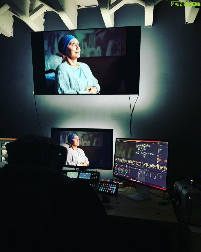 Keegan Connor Tracy Instagram - I can see the finish line! @theworstdayeverfilm getting its colour done and we are so close to seeing our film finished. Excited to share it and its beautiful story. #director #indie #femalefilmmakers @keeganthedirector
