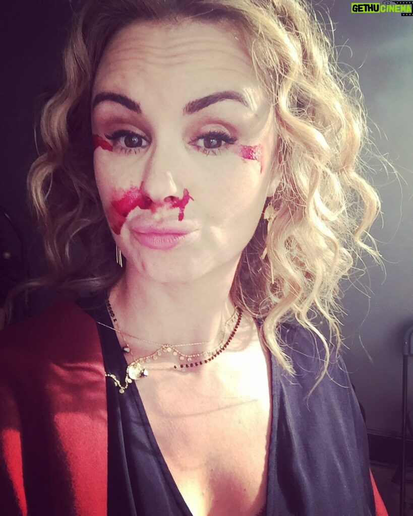 Keegan Connor Tracy Instagram - I’m not saying @jaredpadalecki beat me up but @jaredpadalecki beat me up. #SPN #witchywoman #waybackwednesday