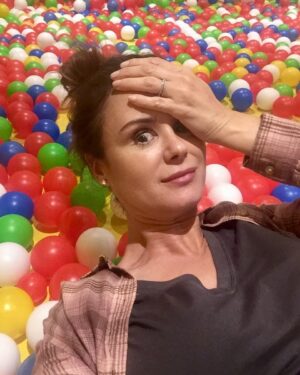 Keegan Connor Tracy Instagram - Caption this:
(Originally from a night shoot on the horror movie Z but feels appropriate to the last few years too…)
@thebrandonchristensen
