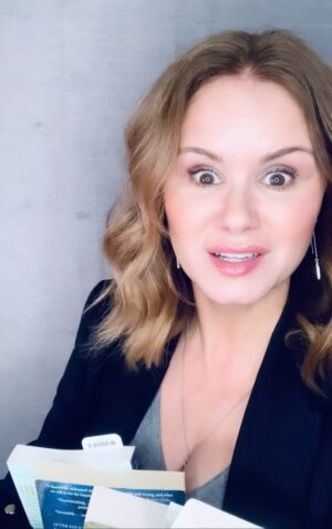 Keegan Connor Tracy Instagram - It’s time, my word-loving friends. It’s time  we make Marie Kondo pay for the deep losses we have all suffered at her hand. #classactionsuit #mariekondo #bookstagram #booktok #bookthreads #wordnerds #booklovers #iwantmybooksback #werideatdawn