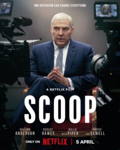 Keeley Hawes Instagram - A new perspective on the jaw-dropping Prince Andrew interview. Scoop, coming to Netflix 5 April. #NextOnNetflix