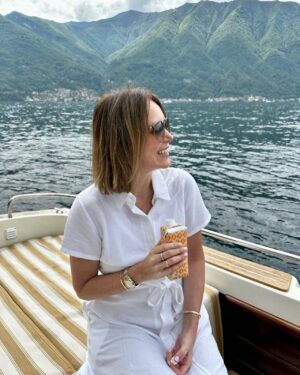 Keeley Hawes Instagram - Bobbing about 🚤