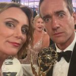 Keeley Hawes Instagram - Thank you @annahcstyle @sheridanwardofficial & @rebeccarichardsmakeup ✨ I have passed all the good wishes on to Matthew! xx And of course to @jennypackham for the dress of dreams! @jimmychoo @helzbergdiamonds 💗