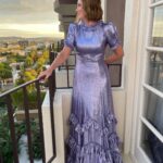 Keeley Hawes Instagram - 💜 Thank you @annahcstyle @rebeccarichardsmakeup @sheridanwardofficial