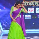 Keerthi Bhat Instagram - Aadiwaram with Starmaa Pariwar every Sunday only on @starmaa Stay tune Beutiful outfit by :@kadhambari_studio #keerthibhat