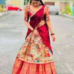 Keerthi Bhat Instagram - ♥️ This beautiful outfit by : @kowshiki_couture #ursradha #madhuranagarilo #teluguactress #telugu #hyderabad #love #joyful