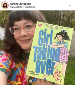 Keiko Agena Instagram - @sarahkuhnbooks has a new book out! Follow her and get “Girl Taking Over: A Lois Lane Story” 

Thank you @justjennrecipes for the pic!

Emily Kuroda @emily.kuroda aka Mrs.Kim aka the most fabulous mama ever and I did a reading for Sarah’s book launch. 

It felt like old times. 💕

#sarahkuhn #gilmoregirls #lanekim #mrskim