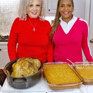 Keisha Lance Bottoms Instagram - Just in time for Thanksgiving, my Mama has impatiently taught me how to fix turkey and dressing! Please see the link in my bio for the whole lesson. Mac N’ Cheese coming soon. 😜🥰😂