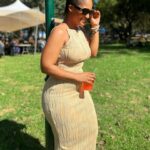 Keke Mphuthi Instagram - The Plan is to smile ….Through it all 🧡🧡🧡