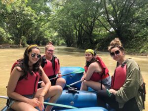Kelen Coleman Instagram - Cars shmars. Rafting is my new chosen mode of transpo. 🛶 ❤️ #latergram from April. Went down the #peñasblancas river in #costarica w/ some of my favorite gals & our guide-hector, whilst finding/listening to/ seeing 🐒 , 🦥, 🦎, & more. Learned I can communicate w/monkeys & sloths. Also I always knew I could speak to animals but didn’t KNOW KNOW, ya know? 🤯 yeah I know. 
Video 1- a sloth (watch it look up when I whistle like an eagle (which I later found out is it’s predator and now feel awful 🤦🏻‍♀️. But you learn))
Video 2- howler monkeys
 •
•
•
•
•
•
• #travel #ggt #girlsguidetotravel #centralamerica #arenal #lafortuna #adventure #sightseeing #friends #galpals #girlfriends #bestfriends #costarica🇨🇷 #thespringscostarica #thespringsresortandspa