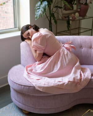 Kelley Heyer Instagram - Playing dress up pt 2!
💫
@gem.search came by my apartment and we talked about my collection of vintage Laura Ashley dresses. 
💫
If you don’t know Gem is an app where you can search for vintage/secondhand clothing and it will compile results from pretty much all online shopping platforms.