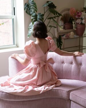Kelley Heyer Instagram - Playing dress up pt 2!
💫
@gem.search came by my apartment and we talked about my collection of vintage Laura Ashley dresses. 
💫
If you don’t know Gem is an app where you can search for vintage/secondhand clothing and it will compile results from pretty much all online shopping platforms.