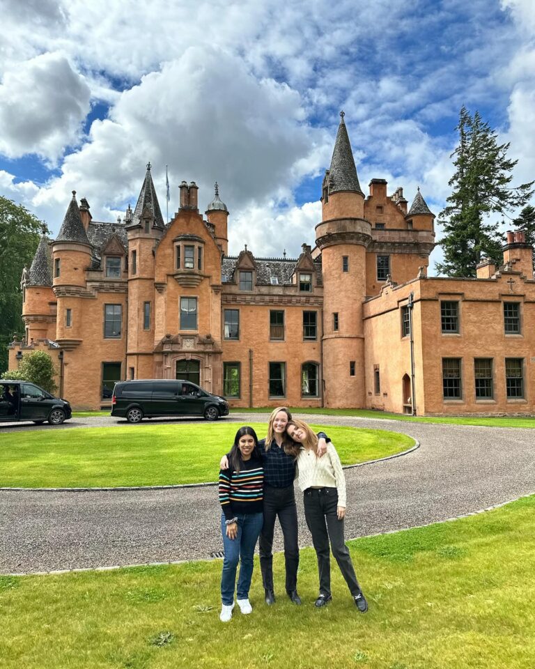 Kelley Jakle Instagram - Scotland pt 1: Moments I treasure with people I love. I am still reeling from our adventure last week!! What an absolute dream to frolic through castles, ride through The Highlands, search for Nessie on Loch Ness, learn traditional dances and eat plant-based versions of traditional dishes, hear performances by beautiful musicians and meet wonderful people. Oh, and visit @thetraitorsus set, of course!!! We are such fans of the show, and getting to see where the magic happens (and meet some of the creatives that MAKE it all happen) was surreal. Thank you @peacock for a trip we’ll never forget!! #peacockpartner