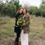 Kelley Jakle Instagram - This birthday girl became a bridey this week, and I got VERY emotional watching her marry her love @as_ab0ve_so_bel0w. My sweet @sunbaby.88 - you can always count on me to indelicately sprint to snatch things out of your hands so you two can be in the moment together. 😂🤍