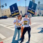 Kelley Jakle Instagram - And the strike goes on. Proud to stand with our union! #sagaftrastrong