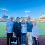 Kelley Jakle Instagram - What a fun night! Thank you for having us @dodgers 💙 📸: @markhapka