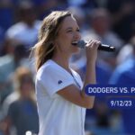 Kelley Jakle Instagram - So excited to be back singing the anthem at the @dodgers this coming Tuesday, Sept. 12th! 💙