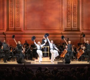 Kelli O'Hara Instagram - Tony Award winners @suttonlenore and @kelliohara joined @thenewyorkpops and @stevenreineke at Carnegie Hall for a sold-out, one-night-only program that paid tribute to another iconic duo—Julie Andrews and Carol Burnett—and their unforgettable Carnegie Hall performance in 1962. 📸: Richard Termine, Carnegie Hall Rose Archives
