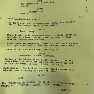 Kellie Martin Instagram - I found my box of ER scripts. Goodness, these two episodes were rough and amazing. What an honor to be a small part of this show. #tbt Be Still My Heart written by Lydia Woodward and All in the Family written by Jack Orman