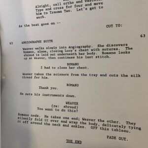 Kellie Martin Instagram - I found my box of ER scripts. Goodness, these two episodes were rough and amazing. What an honor to be a small part of this show. #tbt Be Still My Heart written by Lydia Woodward and All in the Family written by Jack Orman