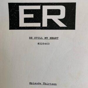 Kellie Martin Instagram - I found my box of ER scripts. Goodness, these two episodes were rough and amazing. What an honor to be a small part of this show. #tbt Be Still My Heart written by Lydia Woodward and All in the Family written by Jack Orman