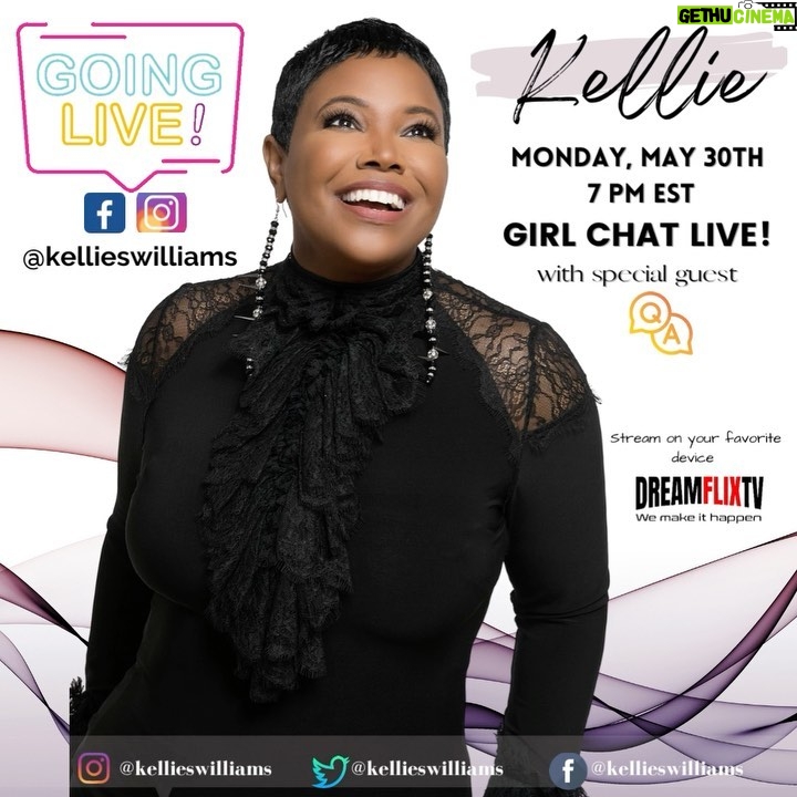Kellie Shanygne Williams Instagram - What actually makes people happy??? Let’s talk about it with me…@kellieswilliams on Girl Chat Live, Monday, May 30th at 7pm EST. Discussing the do’s and don’ts of the entertainment industry, business, Family Matters reboot🤔, upcoming projects, a brand new streaming channel Dreamflix TV ➡️➡️(www.mydreamflixtv.com) and more. I will be cohosted by my real life sister 👯‍♀️@beverly_hillz_90210 who is known to keeps it #real in the Q&As⁉️. Nothings off limits with her🤦🏽‍♀️. Many Major announcements and special guest pop ups #youallreadyknow #sayless #domore. #familymatters Comment➡️ @kellieswilliams Share ➡️ Facebook & Instagram Follow➡️ @beverly_hillz_90210 @nivre1220 @jomariepayton @dariusmccrary @dreamflix_tv @dreammerchantmedia_llc @davidlrowell @shahron84 @whoisgatsbyrandolph