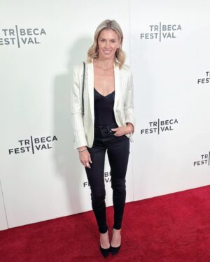 Kelly Noonan Instagram - I am so honored and proud to be a part of the powerful documentary, Of Night and Light: The Story of Iboga and Ibogaine, directed by the brilliant @lucywalkerfilm that premiered at the Tribeca Festival last night. Stanford University just completed a study on Ibogaine and the incredible healing effects it has on the human brain and psyche, including the potential to heal opioid and other chemical addictions, PTSD, depression and more.  That study is just one of the masterfully woven  storylines in this extremely impactful doc. This film is so important, hopeful, and healing on many levels and I cannot wait for you all to see it. And a special shout out to my friend @maxrosinski who came out to support! (ZAVA! 😜) #documentary #healing #veterans  #plantmedicine #nature #intelligence #science #grateful #heal #ptsd #depression #anxiety #addiction #tribecafilmfestival #mentalhealth #femalefilmmaker