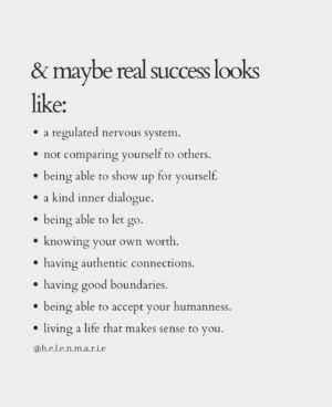 Kelly Noonan Instagram - I’ve evolved my definition of success 🪷 I know a few people have circulated this but I need this on my feed so I can keep coming back to it 🤍

repost of the brilliant @h.e.l.e.n.m.a.r.i.e