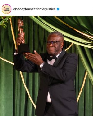 Kelly Noonan Instagram - What an honor to attend and support @clooneyfoundationforjustice “The Albie Awards” last night. It was a powerful and emotional evening recognizing some of the most courageous heroes risking their lives for truth, freedom, justice, liberty and healing in humanitarian efforts all over the world. I left with a heavy heart unable to process all of the suffering and darkness in the world, but also a fire under my ass to do more. Most importantly, I do have renewed hope that the amount of good people in the world performing extraordinary acts of love and kindness far outnumber the bad. THERE IS HOPE BECAUSE OF THE HEROES. Thank you Amal and George for your incredible work 🙏🏽 
.
#TheAlbies #justice #WagingJustice #WagingPeace #syria #iran #ukraine #thailand #drc 
.
hair: @xaviervelasquez
m/u: @a_muse_inspired 
dress: @celine 
.
Last four slides 📸 #repost from @clooneyfoundationforjustice