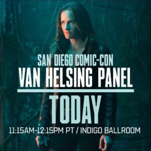 Kelly Overton Instagram - The #VanHelsing panel at #SDCC is happening TODAY at 11:15AM PT. Hope to see you there! 🖤🤘🏼