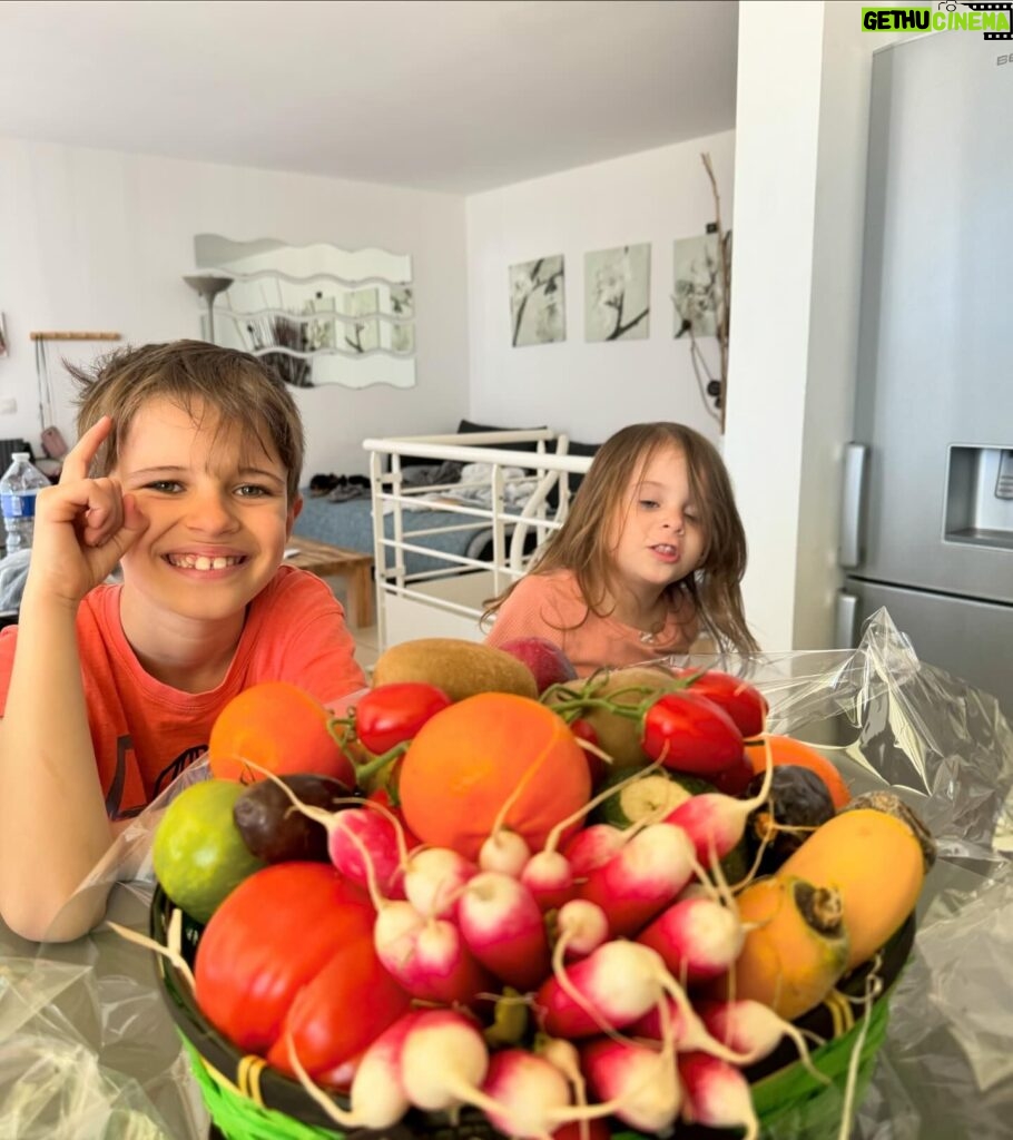 Kelly Helard Instagram - Jour de marché au lavandou Le kiff de ramener tout ça !! J’ai retrouvé @lemarchedejuly où on a pu goûter à beaucoup de fruits et légumes un bonheur #produitoffert Qu es ce que vous achetez vous au marché ?