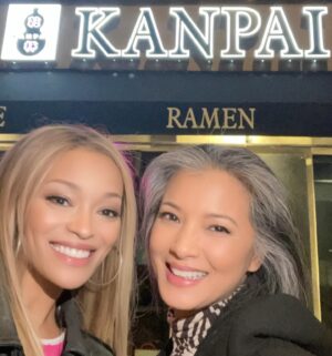 Kelly Hu Instagram - QUICK proof of life 🎉 BIRTHDAY EDITION 🎉 ☺️
@kanpai_santamonica with bestest @kellyhu 🩷🙌🏽!
This is always my most lowkey day of the year by design - holiday season is always just too much for me I want to hibernate fr😄
FOOOOD - ate our own weight in 🍣 🍱 and headed over to friends house (thank you @jasoncharlesmiller ) for holiday partying and haunted house stories until 3am - I slept until 2pm today and now I’m eating cake with hubby 😂 🎂 

2024 will be so incredible …. I feel it, don’t you??