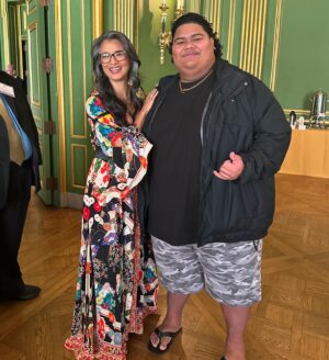 Kelly Hu Instagram - 1) Honored to be chosen to do a panel representing Asian American Native Hawaiian and Pacific Islanders in Entertainment this week in DC. 
2) So proud of neice, Nikki who is beautifully representing Hawaii in her orange vintage mu’u
3) American Idol winner, Iam Tongi from Hawaii
4) The beautiful Tamlyn Tomita