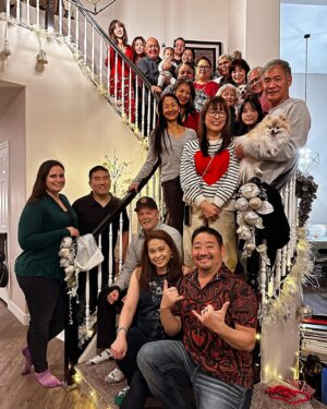 Kelly Hu Instagram - New Xmas tradition in Las Vegas! Awesome spending Christmas with friends and family. Always a pleasure throwing parties with the amazing @kellyhu !