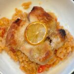 Kelly Kruger Instagram - Here ⬇️ Lemon Garlic Butter Chicken 🍋 Such an easy dish to whip up. I served this over the orzo recipe I shared last week and it was amazing. I know a lot of you are looking for easy meal ideas. Let me know in the comments what kind of foods you want and what beauty videos! 6-8 bone-in, skin-on or boneless skinless chicken thighs - 4-5 cloves of garlic, minced - 1 tablespoon garlic powder - 1 tablespoon onion powder - 1 teaspoon salt - 1 teaspoon black pepper - 1/4 cup olive oil - Juice of 2 lemons - Zest of 1 lemon - 1/4 cup unsalted butter, cut into pieces - 1 lemon, thinly sliced - Fresh parsley, chopped (for garnish, optional) Instructions: 1. Preheat your oven to 375°F (190°C). 2. In a small bowl, prepare the marinade by combining the minced garlic, garlic powder, onion powder, salt, pepper, olive oil, lemon juice, and lemon zest. Mix well. 3. Place the chicken thighs in a large bowl or a resealable plastic bag. Pour the marinade over the chicken, making sure each piece is well coated. Massage the marinade into the chicken, then cover and refrigerate for at least 30 minutes, or ideally up to 4 hours to allow the flavors to meld. 4. Once the chicken has marinated, transfer the chicken and the marinade to a baking dish. Arrange the chicken thighs in a single layer, then pour any remaining marinade over the top. Place lemon slices on and around the chicken, and distribute the pieces of butter evenly over the top of the chicken. 5. Cover the baking dish with aluminum foil and bake in the preheated oven for 30 minutes. 6. After 30 minutes, remove the foil and continue to bake for an additional 20-25 minutes, or until the chicken is golden brown and the internal temperature reaches 165°F (74°C) when tested with a meat thermometer. 7. Once the chicken is cooked through, remove the baking dish from the oven. Allow the chicken to rest for a few minutes. Sprinkle with chopped parsley for garnish, if desired. #easymeals #chicken #mealideas #protein #recipeoftheday #dinner #dinnerideas
