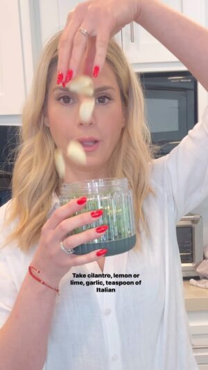 Kelly Kruger Instagram - HERE! 👇🏻

This recipe is so popular so many of you make it multiple times a week like we do! 

If you haven’t tried it yet is this something you would make? 

What other recipes do u want to see more of? I know smoothies but what else? 

You need :
Chicken breast or thighs
1 cup cilantro
3 or 4 limes or lemons 
5 or 6 garlic cloves
1/2 cup olive oil
2 tsp salt
1.5 tsp pepper
1 teaspoon Italian seasoning

Pulse the marinade ingredients in a blender or food processor.
Coat the chicken and marinate for about an hour or longer (it’s just better this way but you don’t have to)
Bake covered at 400 for about 40 min and then uncover, raise heat to 425 and bake 15 more minutes or until full cooked the way you like it. 

#chickenrecipes #chicken #cilantrolime #cilantro #easyrecipes #glutenfreefood #eeeeats #buzzfeedfoods #highprotein #recipeshare #highproteinmeals #feedfeed