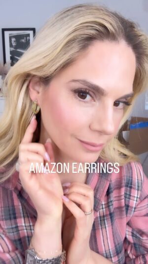 Kelly Kruger Instagram - What. A. Week…. This week’s “Friday Finds” are these Amazon earrings I found. Mainly because my 4 year old said my diamond studs are boring… 🤣

**Comment “links” or “Earrings” and I’ll Dm you the links to these earrings (some as low as $6!) 

We were supposed to be in Vancouver right now so I filmed this last week. Making plans when you have kids… unpredictable. More to come. Happy Friday! 

#earrings #earringsoftheday #accessories #affordablefashion #fridayfinds #amazonfinds