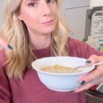 Kelly Kruger Instagram - High Protein Vegan Yellow Solit Pea Soup 🍜 This soup is so good my husband who’s not really into soups, grabbed this for lunch today. ON HIS OWN!!! Would you eat this? Tastes just like corn chowder 1 tablespoon extra-virgin olive oil or avocado oil 1 yellow onion, chopped 2 stalks celery, diced 3 cloves garlic, minced 6 cups vegetable broth or chicken broth if not vegan 1 cup yellow split peas 1 medium Yukon gold potato, peeled and chopped Kernels from 4 ears corn, about 2 1⁄2 cups (I used frozen) 3 ⁄4 teaspoon smoked paprika or regular if you don’t want Smokey taste 1 teaspoon sea salt, more to taste 3 ⁄4 cup unsweetened coconut milk 1 1/2 tablespoons apple cider vinegar but u can leave out of you don’t have. Sautee everything but the peas and garlic in olive or avocado oil. Add in garlic after a few minutes then add broth and lentils Cover and simmer for about 20 minutes Add in coconut milk and let simmer for anywhere up to 3 hours. I find the soup tastes great after 45 min to an hour, but the longer it simmers the softer the peas get and that’s how we prefer it. More like a stew. #recipe #soup #easyrecipe #veganrecipes #highprotein #comfortfood