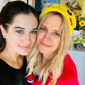 Kelly Preston Instagram - Better late than never... right?! I was a Pokémon trainer bc Ben was Pikachu that afternoon and Ella is just beautiful 🎃🥰