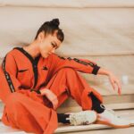 Kelly Tandiono Instagram - Some of my favorite shots from @puma New York Fashion Week with my favorite “Palermo” customized by artist @yowashua ❤️ . Make up and hair @mayelavazquezbeauty Wearing “We are Legends” Jumpsuit @pumasportstyle 📸 @kfaladina