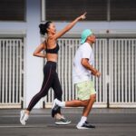 Kelly Tandiono Instagram - This morning situation, am I talking about running routes or ordering you to get my coffee? 🤣🤣🤣🤭🤭🤭 . #runningbuddy #runner #gbk #jakarta #indonesia