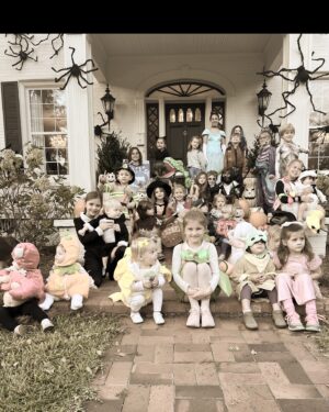 Kelsey Barnard Clark Instagram - This is a photo from my annual Halloween party with my dearest friends & these are our children.

Eight of these children are here because of IVF. Multiple others got here through another form of fertility - mine being one of them. Through tears, failures, struggles, prayers and needle pricks these babies are joyfully, ecstatically, finally here for many women that I love. Through women educating, mentoring and holding hands through the hardships of becoming a mother. We’re all women of faith especially because we believe that’s the only way you could possibly get through that journey. 

If I were to have more kids, IVF would be the only option.
IVF is the only option for so, so many. What if it were you? Your mother? Your daughter ? Your spouse? What if someone was taking away your only chance to carry a child? What if ? 

It truly devastates me that there are women in my state in the thick of this hell right now. I’m so sorry for you, for y’all. I wish I could hold your hand, let you cry the alligator tears that these pumped up hormones produce, ice your many bruises on the pin cushion your body has become. I wish I could tell you it’s going to be ok, but it’s not ok, is it ?