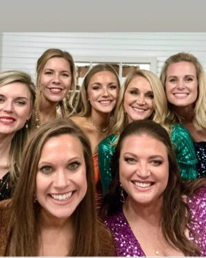 Kelsey Barnard Clark Instagram - Camera roll lately has been ball season filled with all the glitter, glam, jewels & girl time & honestly I want this to be every season ok
