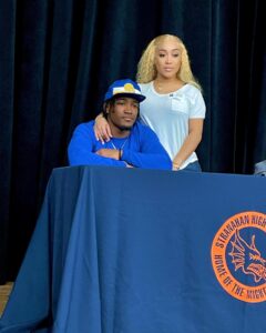 Kenisha “Miami Tip” Myree Instagram - TODAY WAS SIGNING DAY! My baby did it! The first one in our family to go to college! With a scholarship!! This is one of the best days of my life 😊💪🏽🎉 For the next couple of years of his life my son will be spending his days at Albany State. The first step in life without mommy 🥹 CONGRATS TO MY BABY🥰